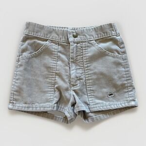 Vintage Lee Jeans Shorts Youth 10 Brown Corduroy 80s Kids Cords Summer Retro